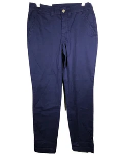 Maison Jules Size 6 NWT BLUE Indigo Essential Pants - Picture 1 of 8