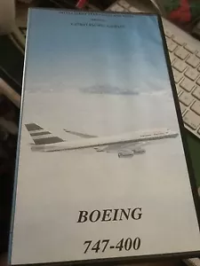 Boeing 747-400 Cathay Pacific Cockpit View VHS London to Hong Kong - Picture 1 of 1