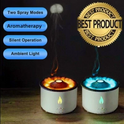 2023 New Ultrasonic Essential Oil Humidifier Volcano Aromatherapy Machine USA - Image 1 of 4