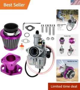 Upgrade Your Go-Kart with 26mm Purple Carburetor Kit – All-in-One Solution - Picture 1 of 11
