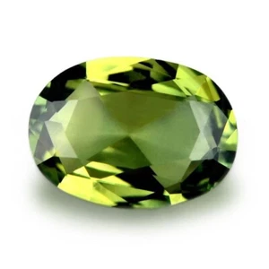 Certified 0.93ct Natural Green Sapphire VVS Clarity Rose Cut Australian Oval - Picture 1 of 8