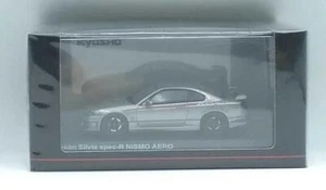 KYOSHO Minicar 1/43 NISSAN SILVIA SPEC-R NISMO AERO Silver Used - Picture 1 of 6