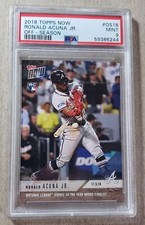 2018 Topps Now Off-Season Ronald Acuna Jr. RC PSA 9 Atlanta Braves #OS18