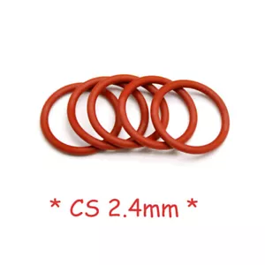 O-Ring Ø8-70 mm cord thickness 2.4 mm piston rings silicone sealing ring oring zero ring - Picture 1 of 3