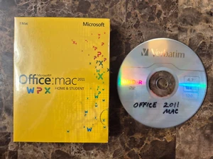 NEW SEALED Microsoft Office MAC 2011 for 1 PC With Backup Install DVD - Picture 1 of 4
