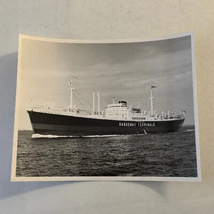 Vintage Ship Boat Photo Photograph Print Sunpolnya Saguenay Terminals Line 1956 - Picture 1 of 7