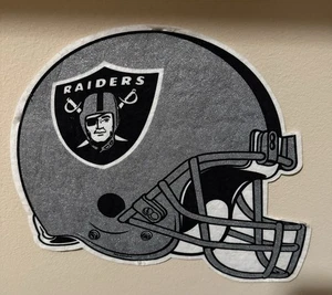 Vintage Raiders Filz Helm Wimpel ~ Football Wandbild ~ 15” B x 10” H - Bild 1 von 3