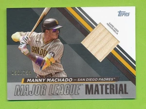 2024 Topps Major League Material Relic - Manny Machado (MLM-MM)  Padres  /199 - Picture 1 of 2