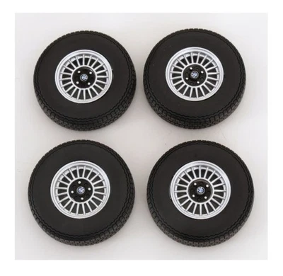 KKDCACC034 KK scale 1:12 BMW 02 tire and wheel set #2 - Image 1 of 2