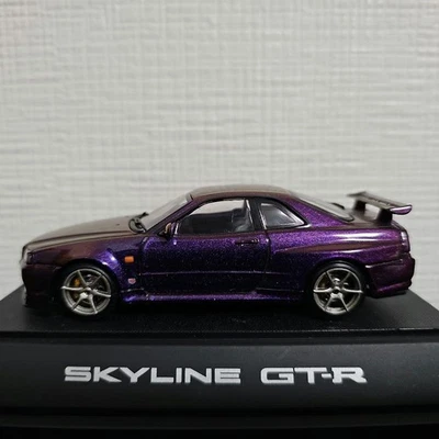 Auto in miniatura EBBRO SKYLINE R34GTR viola 1/64 - Immagine 1 di 4