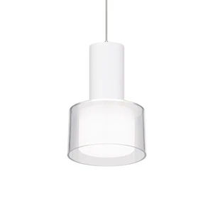 WAC Twist-N-Lite 1Lt LED Torch Pendant, White/Clear/White - PD-250905-CS-WT - Picture 1 of 1