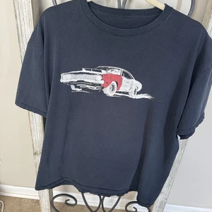 Camiseta Roadkill Nights Powered by Dodge Negra Gráfica Camiseta Muscle Car - Imagen 1 de 7