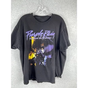 Prince Purple Rain T-Shirt Herren Gr. XL schwarz Funk Musik Band Tee - Bild 1 von 6