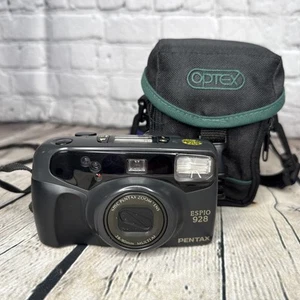 PENTAX Espio 928 / 28-90mm AF Film Camera Black Tested Working - Picture 1 of 10