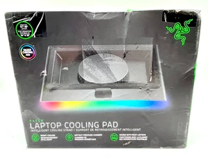 Razer Laptop Cooling Pad: Intelligent Cooling Stand With RGB Lights - Black - Picture 1 of 11