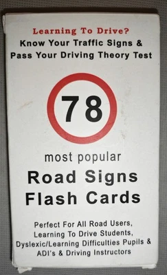 78 Most Popular Road Sign Flash Cards For Passing Driving Theory Test - Image 1 of 3