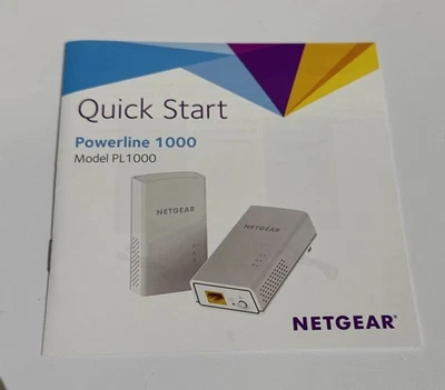 Netgear PL1000-1VGUKS Powerline Adapters 2-Pack with Cables - Image 1 of 3