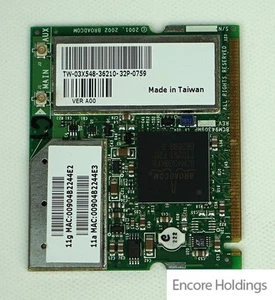Mini PCI bi-bande sans fil Dell (Broadcom BCM94309MP) Truemobile 1400 3X548 - Photo 1/1