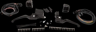 DS 11/16 Brake Master Cylinder Handlebar Control Kit Fat Boy 96-10 - Image 1 of 3