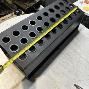 Heyco Metal Desktop tool holder storage rack BT40 CAT40 CNC tool holder 36X12X14 - Picture 1 of 8