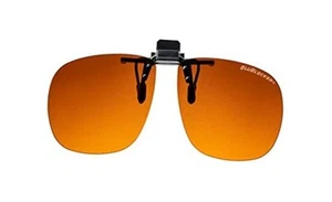 , Large Rimless Clip-on Sunglasses with Large Scratch Resistant Lens | Blocks - Picture 1 of 5
