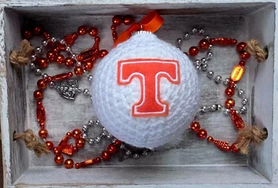 Tennessee Adorno de Navidad Universidad de Tennessee Voluntarios Baloncesto Tenne Foto 1 de 3