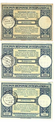 Alemania 1958 Munich, 1958 Berchtesgarden Cupón Respuesta Internacional Foto 1 de 2