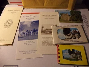LOTE DE POSTAL EFEMRA Woodlawn Plantation Mount Vernon Virginia DE COLECCIÓN - Imagen 1 de 12