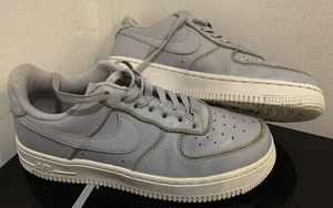 Nike Air Force 1 Low Glitter Wolf Grey Trainers Womens Size UK 4.5 AT0073-002 - Picture 1 of 10