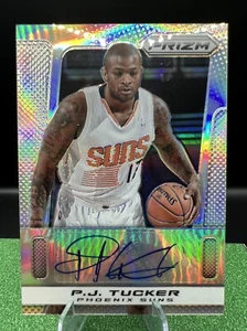 2013-14 PANINI PRIZM PJ TUCKER SILVER AUTO /25 #196 - Picture 1 of 2