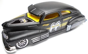2022 HOT WHEELS '47 CHEVY FLEETLINE MOONEYES BLACK 3 1/8" DIECAST CAR W/ YELLOW - Picture 1 of 6
