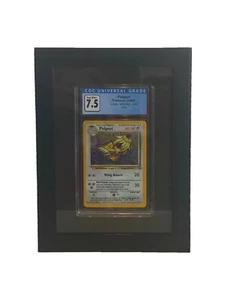 UV Blocking Trading Card Display Frame for CGC Graded Card - Black Foam - Picture 1 of 2