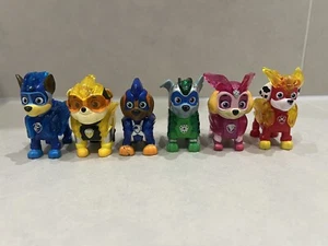 *SEHR SELTEN* Paw Patrol Super Mighty Pups Charged Up Full Set Leuchtfiguren - Bild 1 von 7