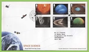 G.B. 2012 Space Science set on Royal Mail First Day Cover, Gaerwen - Imagen 1 de 1