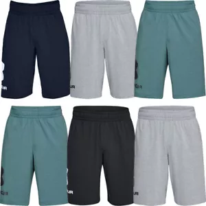 Pantaloncini casual Under Armour da uomo in pile cotone jogging corsa sport taglia corta - Foto 1 di 21
