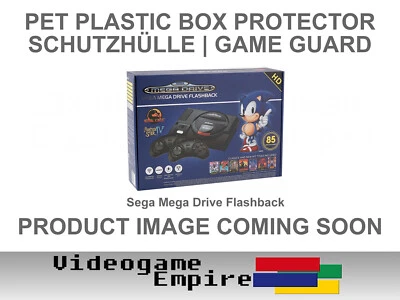 GAMEGUARD 1x funda protectora de plástico de 0,4 mm para consola Sega Mega Drive Flashback embalaje original protector
