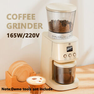 Electric 275G Coffee Grinder Commercial Coffee Bean Mill Conical Burr 220V 165W 