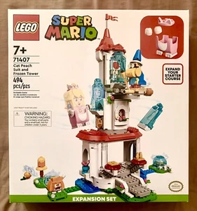 LEGO Super Mario: Katze Pfirsich Anzug und Frozen Tower Erweiterungsset (71407) NEU - Bild 1 von 2