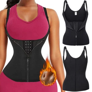 Chaleco Entrenador de Cintura Gimnasio Entrenador de Sudor Mujeres Control de Abdomen Modelador Prendas Moldeadoras Tanque - Imagen 1 de 27