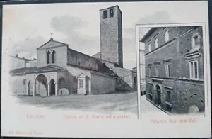 1900 - Foligno - Chiesa S.Maria Infra-portas e Palazzo Nuti ora Deli - Picture 1 of 1