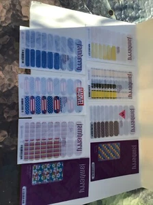 Jamberry Nail Wraps 8 fogli completi - colori vivaci e Captain America Marvel - Foto 1 di 5