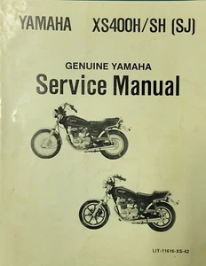 Usado - De colección OEM distribuidor Yamaha 1986 Yamaha XS400H/SH SJ manual iluminado-11616-XS-42 - Imagen 1 de 5