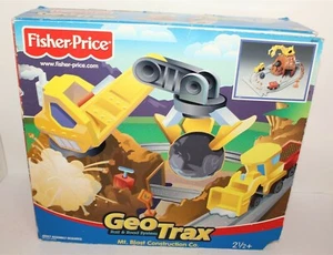 Fisher Price Geo Trax Rail & Road System Mt. Blast Construction Co New 2003 - Picture 1 of 8
