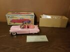 VINTAGE 1950'S PINK CADILLAC CONVERTIBLE FRICTION Japan 1:24 with Box Leadworks