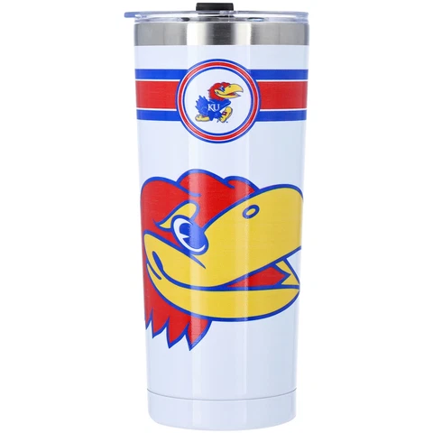 Kansas Jayhawks 24oz. Classic Stainless Steel Tumbler Cover