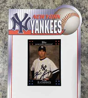 Signed 2007 Topps Yankees LE Gift Set - Kevin Long - autograph auto coach - Image 1 of 2