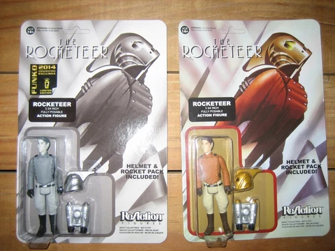Reaction  Action Figure Rocketeer (Set of 2) w/ Limited Edition  Exclusive Cover