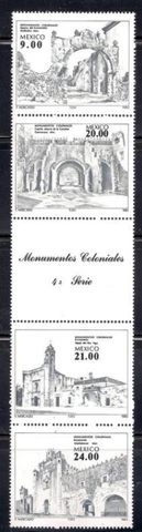 Mexico 1983 SC# 1341a (1338-1341) Mint MNH Set Nice Stamps Cover