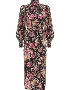 Zimmermann Lucky Kleid Midi Seide Größe 1 Größe S Midikleid Seidenkleid - Bild 1 von 7
