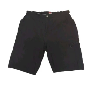 Novara Shorts Mens Size XL Black Stretch Nylon Blend Padded Liner Cycling Vented - Picture 1 of 4